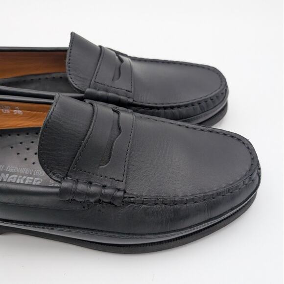 Mephisto Cap Vert Penny Loafer Shoes Men's Black Leather Size US9.5 EU42.5 - Picture 12 of 14